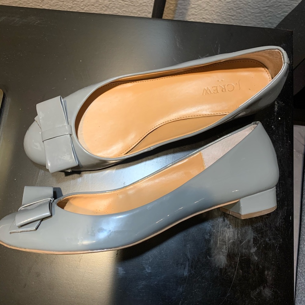 😍SOLD 😍 J. Crew Harper Patent Bow Tie heels